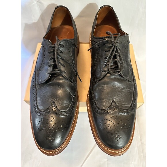 Allen Edmonds Shannon Drive Black Leather Wingtip Oxford Loafers Men Sz 13 Shoes main image 7